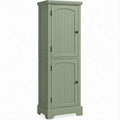 Armadio alto in MDF Verde Salvia con 2 Ante, 60 x 40 x 180 cm